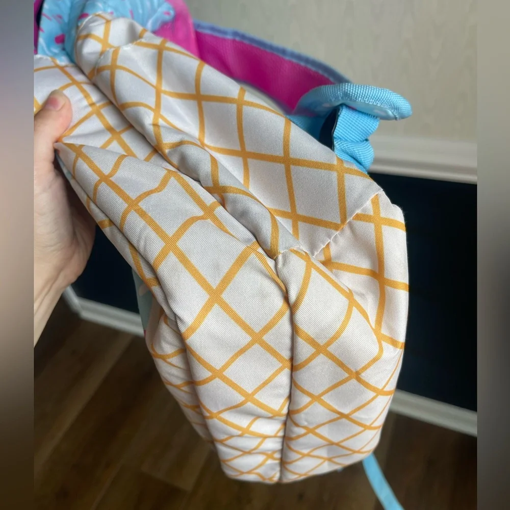 Baseball Lifestyle 101 Backpack Ice Cream Drip Cotton Candy Blue - Picture 9 of 10